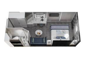 Porthole Oean View, Floor Plan, Regatta, Oceania Cruises