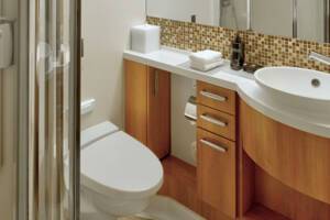 Veranda Stateroom Bathroom on Celebrity Equinox