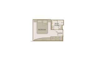 Standard Suite, Floor Plan, Scenic Jasper