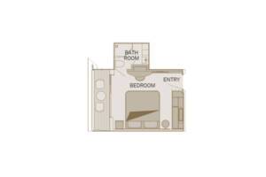Junior Suite Floorplan, Scenic Ruby - Configuration may vary