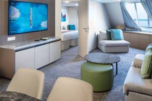 Horizon Suite Living Room on Celebrity Silhouette