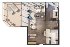 Master Suite, Floor Plan, Silver Endeavour