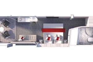 Aqua Class Stateroom, Floor Plan, Celebrity Beyond