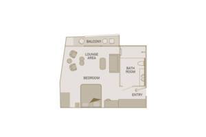Royal Panorama Suite, Floor Plan, Scenic Jewel