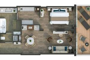Silver Suite Floor Plan, Silver Ray