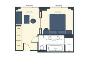 Grand Suite Floor Plan, S.S. Beatrice, Uniworld
