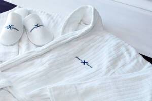 Celebrity Edge robes, AquaClass A2 amenities