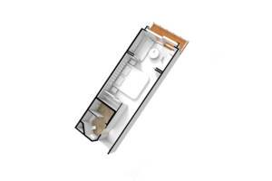 Veranda Suite floor plan, Seven Seas Explorer