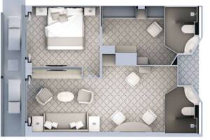 Silver Cloud Silver Suite Floor Plan