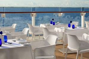 Aqua Class guests exclusive Restaurant, Blu Terrace