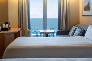 Deluxe Balcony Bedroom, Arcadia, P&O Cruises