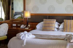 Penthouse Suite Bedroom, Azura, P&O Cruises