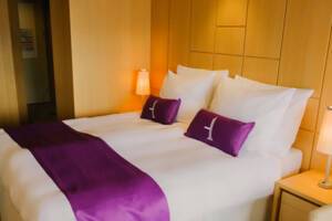 Junior Suite Bedroom, Ambition, Ambassador Cruise Line