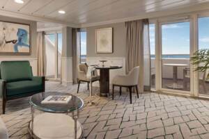 Vista Suite, Living Area, Regatta, Oceania Cruises