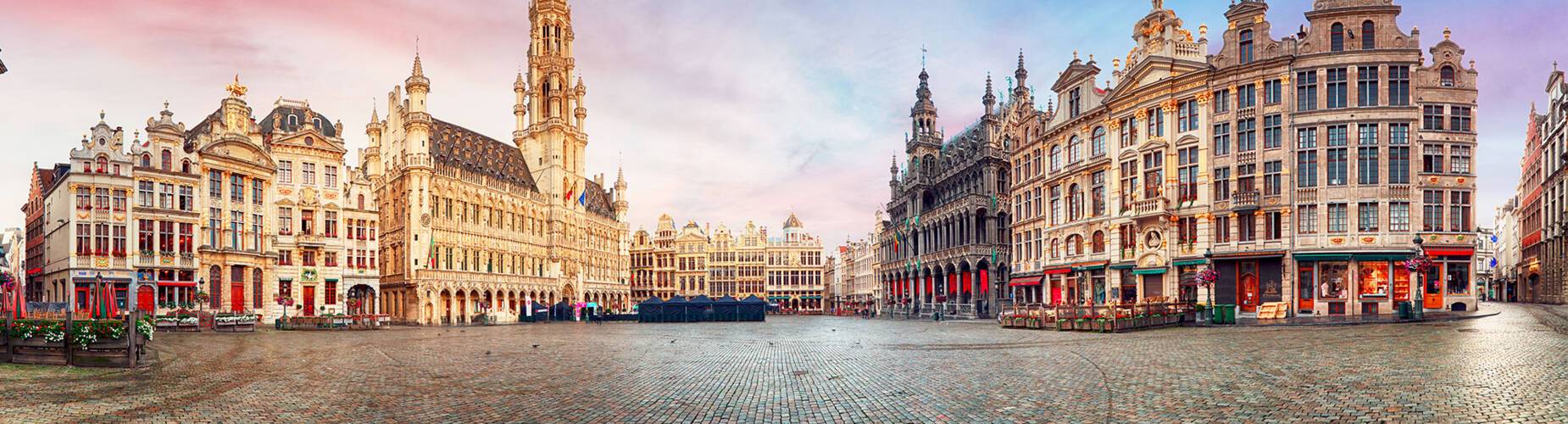 A panoramic view of Brussels