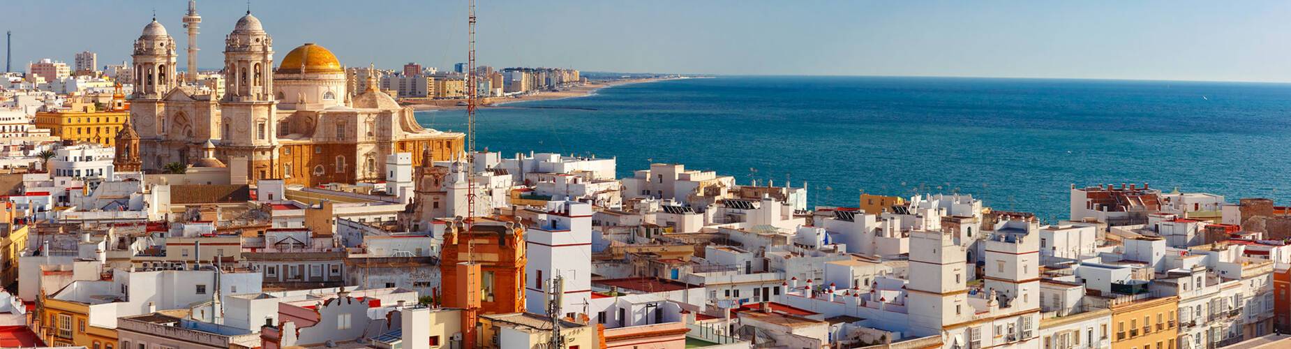 A panoramic view of Cádiz