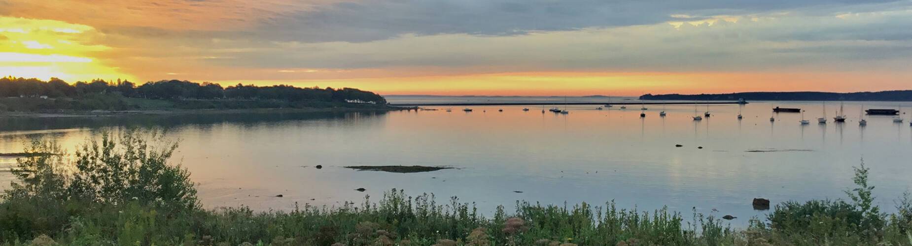 Rockland at sunset