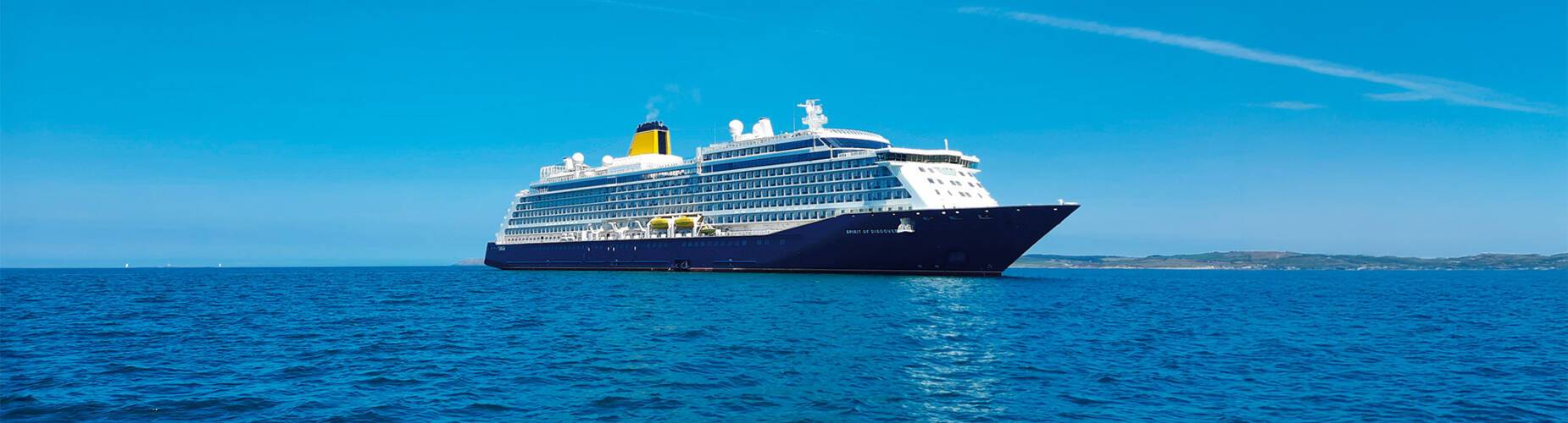 Spirit of Discovery at sea