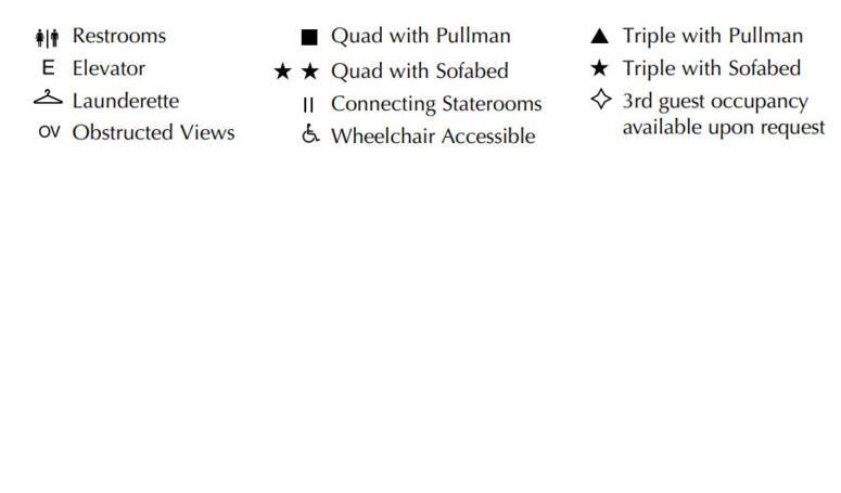 Regatta deck plan legend