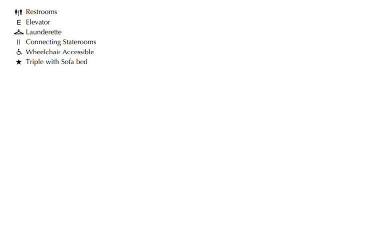 Vista deck plan legend